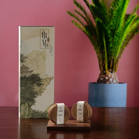 Nhang Vòng Trầm Hương Nguyên Chất Cảnh Nghi | Trầm Hương Ân Vũ - Hương Thơm Chữa Lành