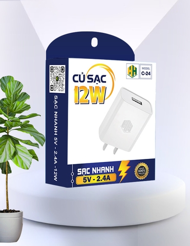 CỦ SẠC NHANH 2.4 A - MODEL :  C-24