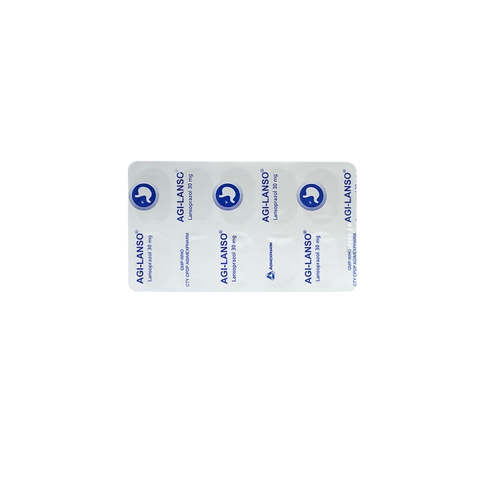 Agi-Lanso - Hộp 2 vỉ x 10 viên nang cứng - Agimexpharm (Lansoprazol 30mg)