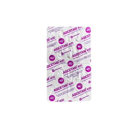 Agicetam 400 - Hộp 10 vỉ x 10 viên - Agimexpharm (Piracetam 400mg)