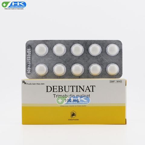 Debutinat - Hộp 2 vỉ x 10 viên nén - DonaiPharm(Trimebutin maleat 100mg)