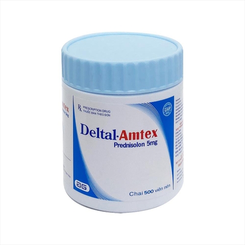 Deltal-Amtex - Chai 500 viên nén - DonaiPharm (Prednisolone 5mg)
