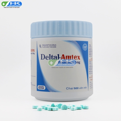 Deltal-Amtex - Chai 500 viên nén - DonaiPharm (Prednisolone 5mg)
