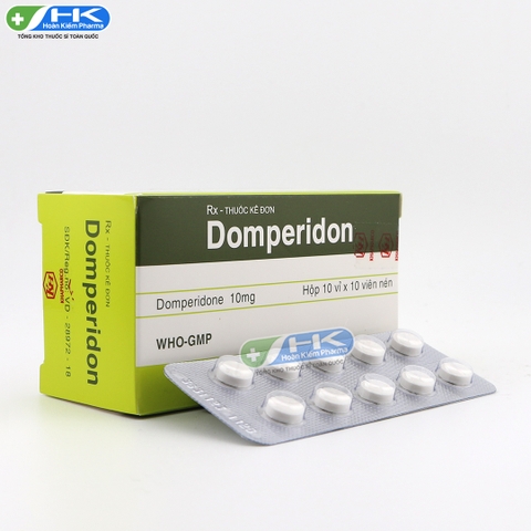 Domperidon 10mg - Hộp 10 vỉ x 10 viên nang cứng - KhaPharco Pharm (Domperidone 10mg)