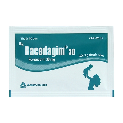 Racedagim 30 - Hộp 25 gói x 3g - Agimexpharm (Racecadotril 30mg)