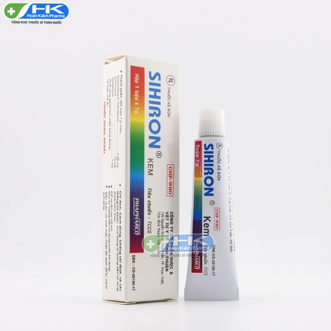 Sihiron - Hộp 1 tuýp x 7g - PhaPharco(Betamethasone Dipropionate 4.48g; Clotrimazole 70mg; Gentamicin 7mg)
