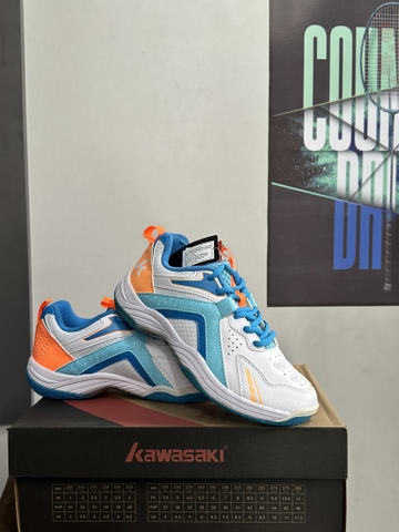 Giày Cầu Lông Kawasaki 3310 TRẮNG XANH