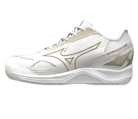 Giày Cầu Lông Mizuno Cyclone Speed 4-Trắng Vàng