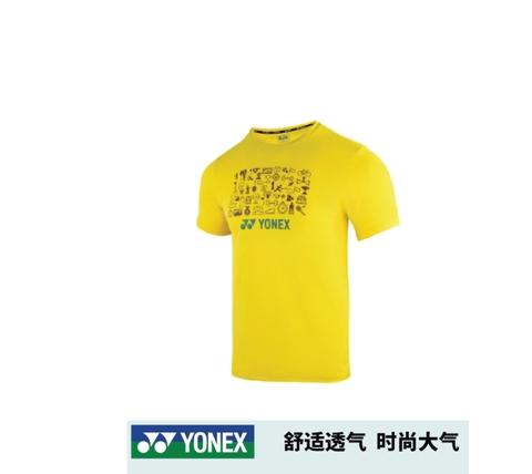 Áo Cầu Lông Yonex-Cổ Tròn Nam Chính Hãng