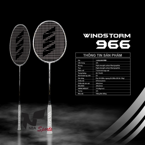 Vợt cầu lông DAS X WINDSTORM 966