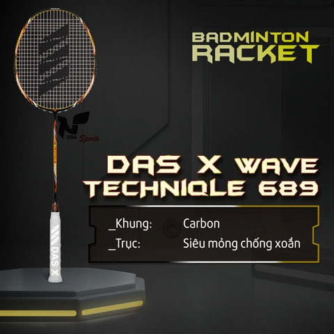 Vợt cầu lông DAS X WAVE TECHNIOLE 689