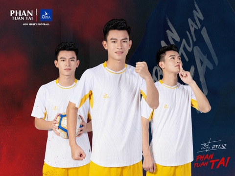 Bộ Áo Quần MIRA PTT12-Trắng Vàng