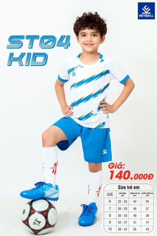 BỘ ÁO CỔ TRÒN LUX KEYBALL TRẺ EM