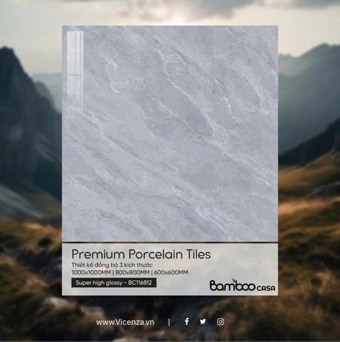 Gạch lát nền 100x100cm BC116812 Sông Hồng