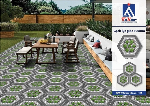 Gạch lát lục giác 1663