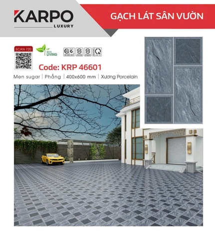 Gạch lát 40x60cm KRP 46601