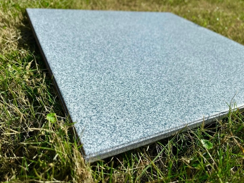 Gạch lát 40x40cm màu ghi chấm nhạt Gốm Đất Việt