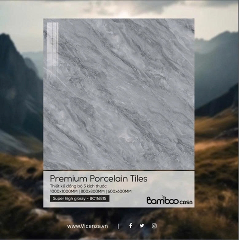 Gạch lát nền 100x100cm BC116815 Sông Hồng