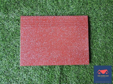 Gạch bậc thềm 30x40cm màu đỏ chấm bi Gốm Đất Việt