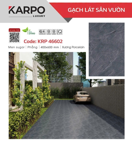 Gạch lát 40x60cm KRP 46602