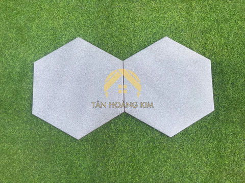 Gạch lục giác 23x23cm màu ghi Gốm Đất Việt