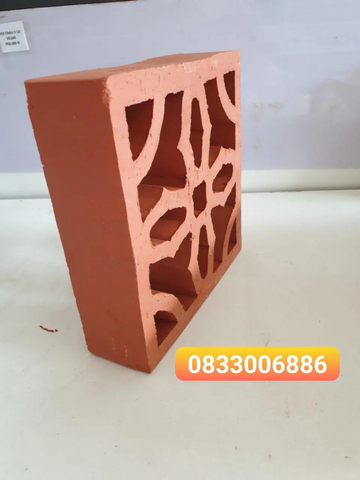 Gạch thông gió Hoa Phượng 20x20x6cm đỏ Viglacera Hạ Long