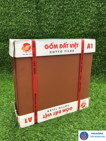 Gạch lát 30x30cm màu đỏ Gốm Đất Việt