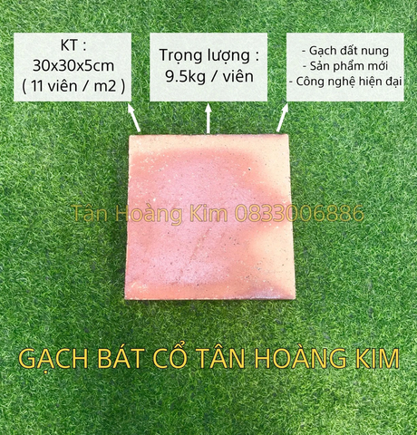 Gạch bát cổ 30x30x5cm Tân Hoàng Kim