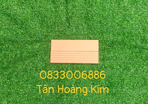 Gạch thẻ 6x24cm màu kem vàng Gốm Đất Việt