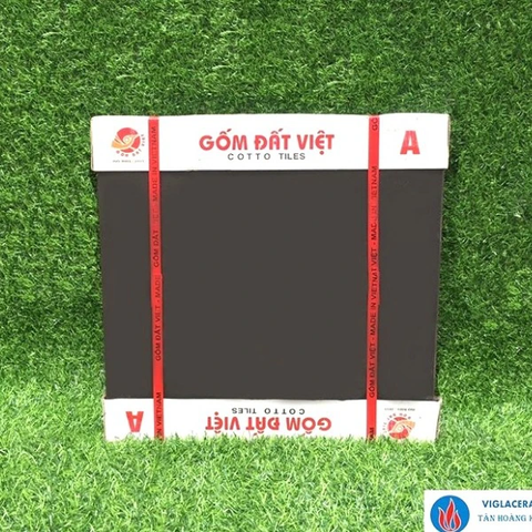 Gạch lát 40x40cm màu ghi đậm Gốm Đất Việt