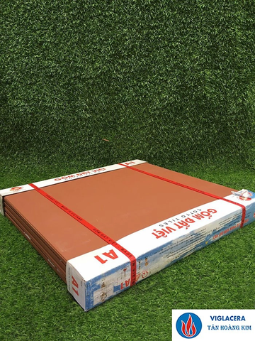 Gạch lát 60x60cm màu đỏ đậm Gốm Đất Việt