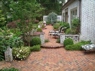 GẠCH GIẢ CỔ LÁT SÂN VƯỜN