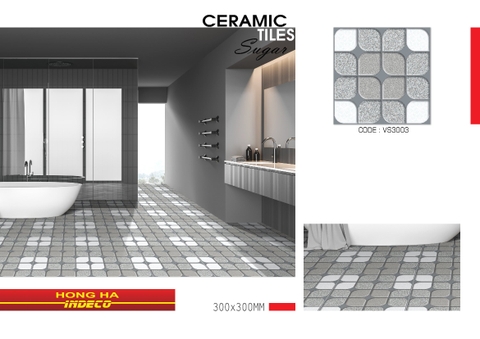 Gạch lát nền chống trơn Hồng Hà 30x30cm VS3003