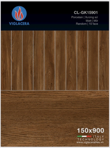 Gạch thanh gỗ 15x90cm 15901 Viglacera