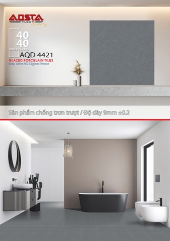 Gạch lát nền 40x40cm AQD 4421 Sông Hồng