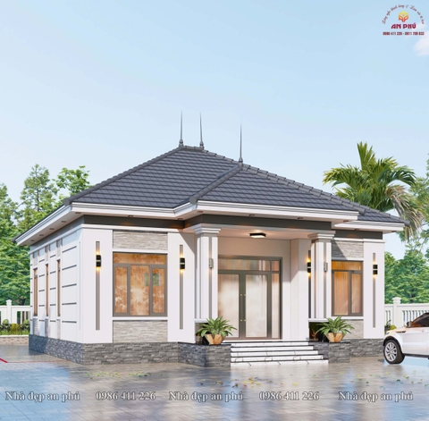 Nhà cấp 4 mái nhật đẹp, hiện đại ở Nghi Phương Nghi Lộc