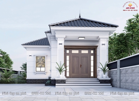 Nhà cấp 4 mái nhật tân cổ rẻ, đẹp ở Diễn Châu Nghệ An