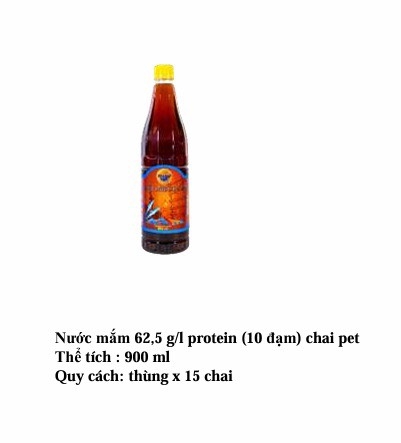 NƯỚC MẮM CÁ CƠM HOÀ HIỆP 10N 900ML