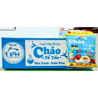 CHÁO YẾN ĐẬU XANH THỊT BẰM KIS PLUS (THÙNG 30GÓI)