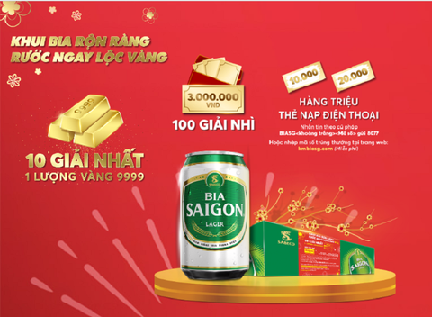 BIA SÀI GÒN TRÚNG THƯỞNG