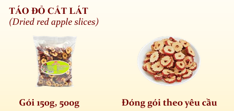 Táo Đỏ Cắt Lát 150G