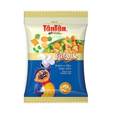 Đậu phộng vị Thập Cẩm 50gr 10 gói/ xâu x 6 xâu/ thùng 10K1