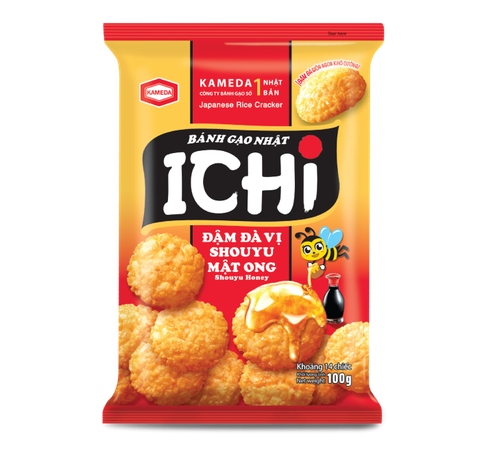 M - Bánh gạo ICHI vị mật ong 100g