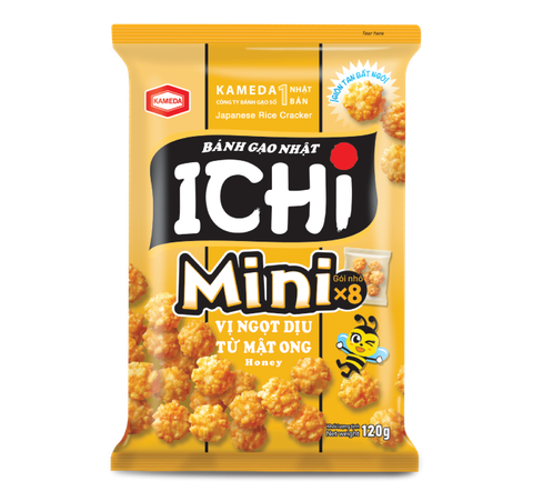 M - Bánh gạo Ichi mini mật ong 120g T20