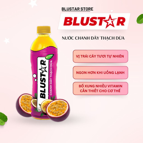 Nước Chanh Dây Thạch Dừa 480ml
