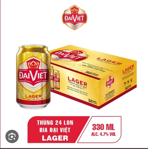ĐẠI VIỆT BIA LAGER 330ml