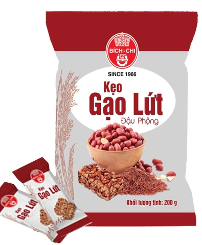 Kẹo gạo lứt đậu phộng (200gr/gói) (T10)