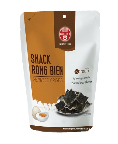 Snack rong biển - vị trứng muối (25gr/gói) (T20)