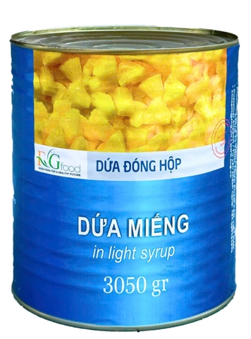 Dứa Cắt Miếng Đóng Lon 20Oz