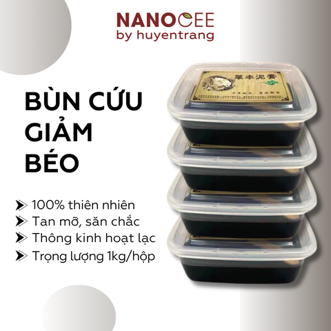 Bùn Cứu Giảm Béo Dưỡng Sinh 1kg – Dùng Cho Spa Chăm Sóc Body